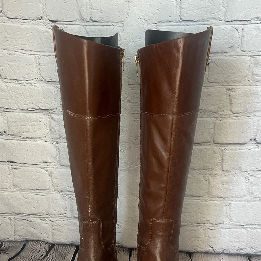 Enzo Angiolini Brown Over the Knee Boots